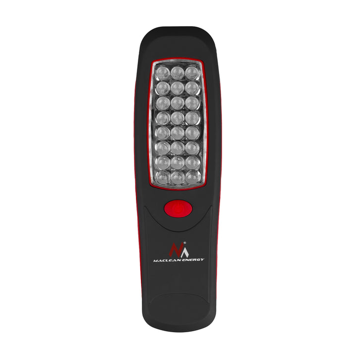 Lampa warsztatowa 24 LED Maclean, magnes, hak, MCE03 2 sztuki + 6x bateria Varta Industrial LR6/AA R-06