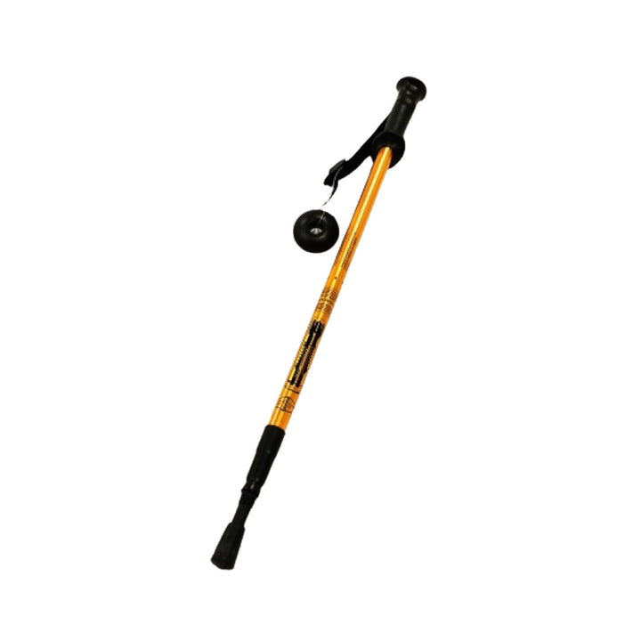 Kije aluminiowe Nordic Walking 65-135cm teleskopowe złote
