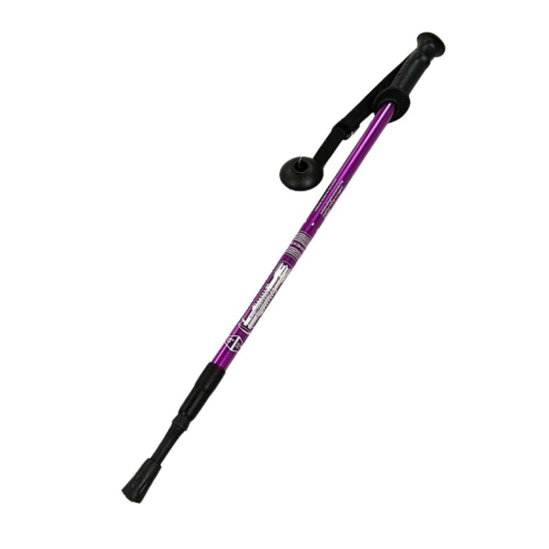 Kije aluminiowe Nordic Walking 65-135cm teleskopowe fioletowe