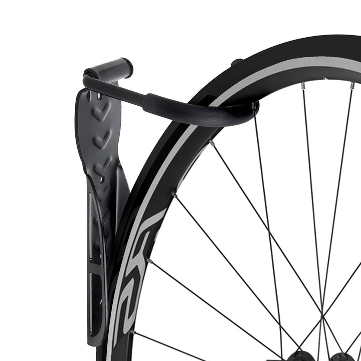 Rowerowy uchwyt / wieszak ścienny Maclean, pionowy, stal, max. obciążenie 30kg, MC-432, 4 sztuki