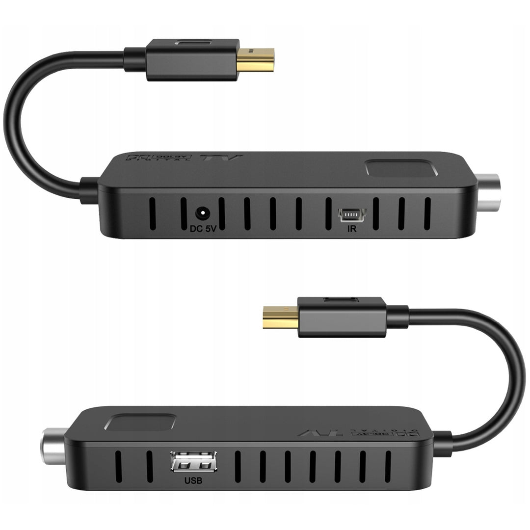 Tuner TV STICK DVB-T2 LTC, do TV naziemnej, jakość Full HD 1080, funkcja TIMESHIFT, LXDVB213M