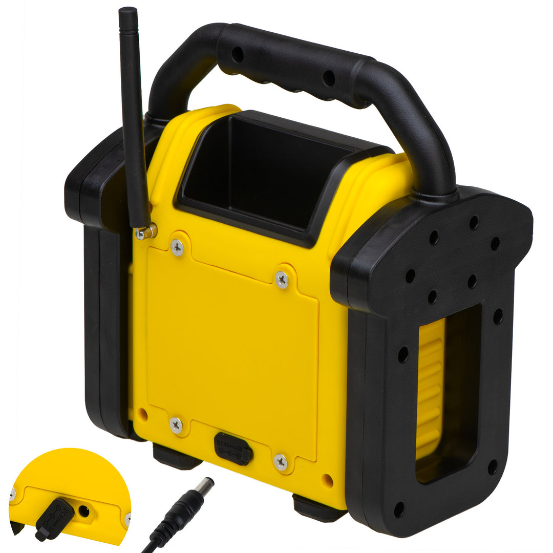Radio budowlane Adler, Bluetooth 5.1, IPX 54, moc 10 W, AD 1911