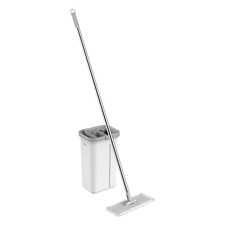 Mop płaski czyszczący Teesa, wiadro dwukomorowe, pojemność 5,7 l, New Clean R13, Teesa