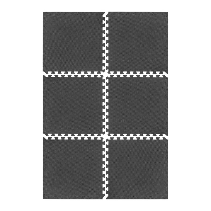 Mata pod sprzęt i do ćwiczeń na siłownię 180x120cm, materiał EVA, puzzle 6 szt, REBEL ACTIVE