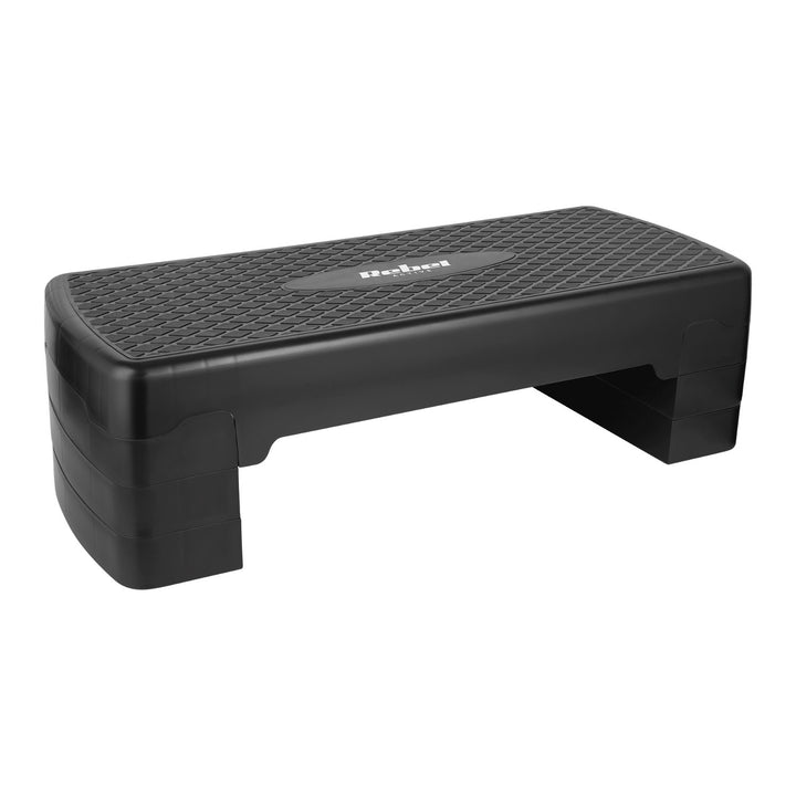 Step do aerobiku i ćwiczeń fitness Rebel Active, 3 stopnie, 68cm, czarny, RBA-3227-BK