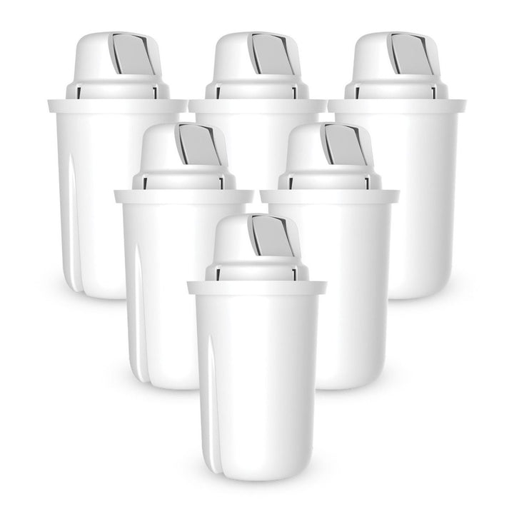 Zestaw 6 filtrów do dzbanka filtrującego Dafi, wkład Classic, wydajność do 150L wody, redukują twardość wody, D.WF.DAFI.5+1.P