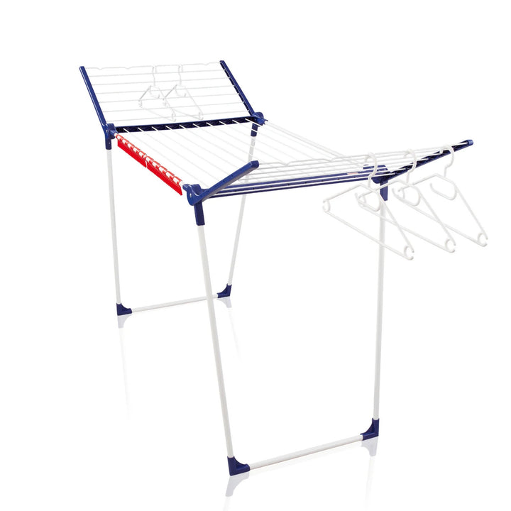Suszarka Pegasus 200 Solid Leifheit, długość linek 20m, stabilne równoległe nóżki, odporna na warunki atmosferyczne, 2 uchwyty na bieliznę, 81520