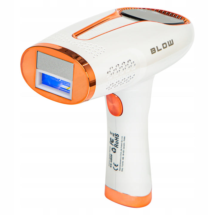 Depilator świetlny IPL Blow, funkcja Ice Cool, 9 poziomów mocy, wbudowany filtr UV, tryb automatycznego błysku, długotrwała skuteczność, 44-480#