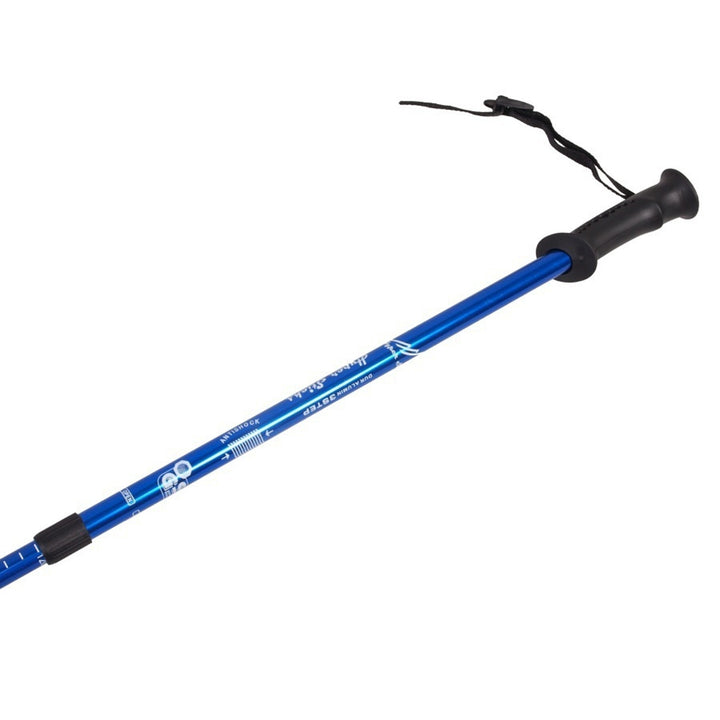 Kije aluminiowe Nordic Walking 65-135cm teleskopowe niebieskie, 2 pary