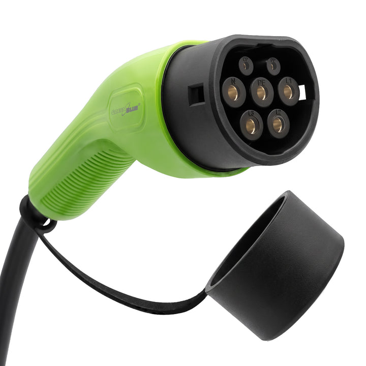 Ładowarka do EV / PHEV GreenBlue, przenośna, typ 2, dł. przew. 6,8m, IP65, 11kW, 220-380V AC 50/60Hz, 16A, 3 fazy, GB1100