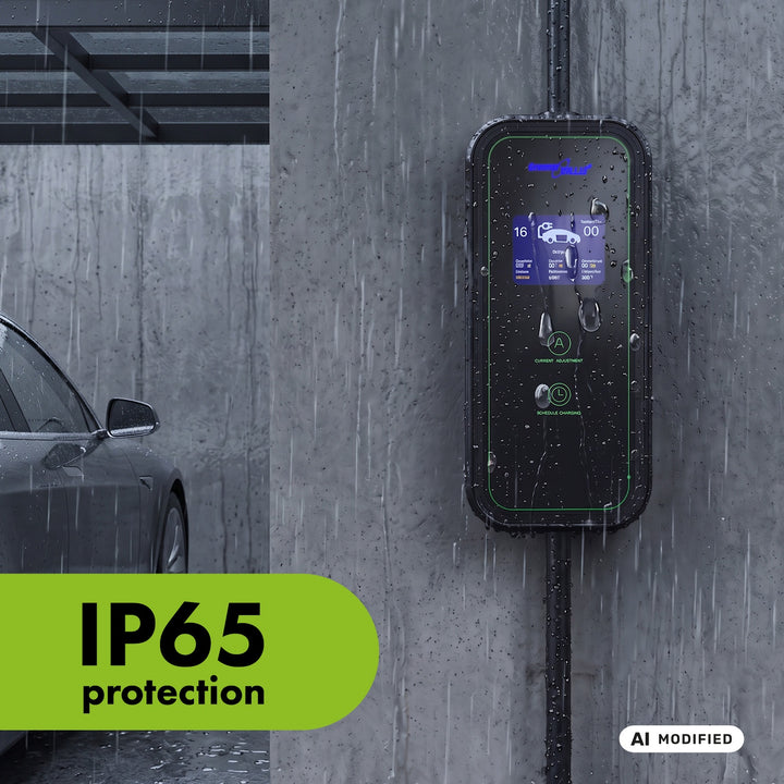 Ładowarka do EV / PHEV GreenBlue, przenośna, typ 2, dł. przew. 6,8m, IP65, 11kW, 220-380V AC 50/60Hz, 16A, 3 fazy, GB1100