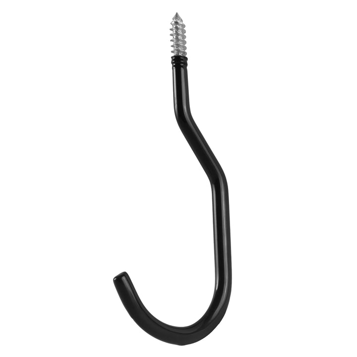 Komplet 4 haków sufitowych Maclean, na drabinę, rower, wąż ogrodowy, stalowy, max. obciążenie 10kg/uchwyt, MC-485