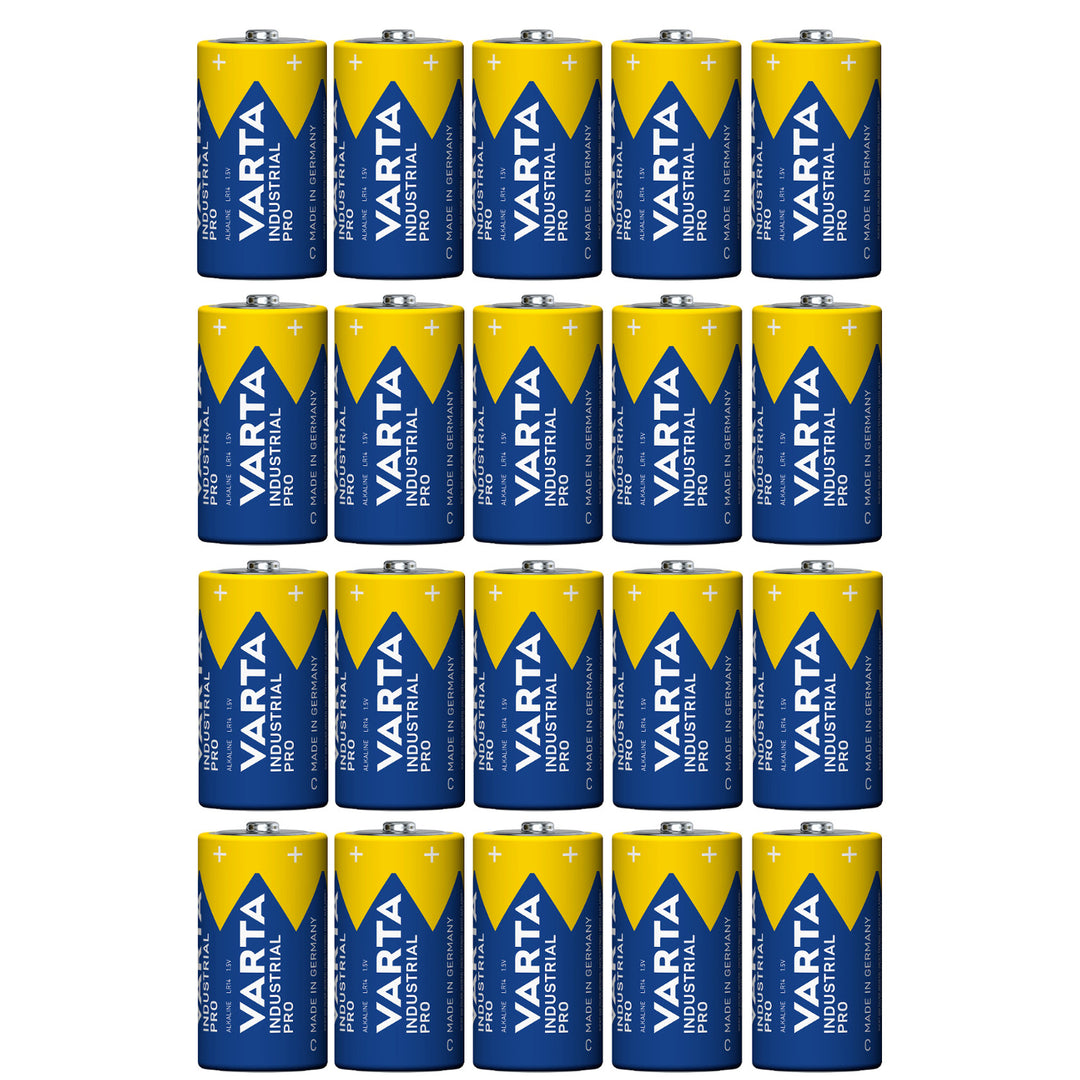 20x bateria R-14 LR14 C 1,5V alkaliczna Varta Industrial Pro