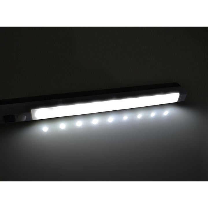 2x lampa kuchenna LED Maclean, podszafkowa 9 SMD, na baterie, czujnik PIR on/off, MCE166 + 6x bateria R-06 R06 AA LR06 1,5V VARTA Longlife Power