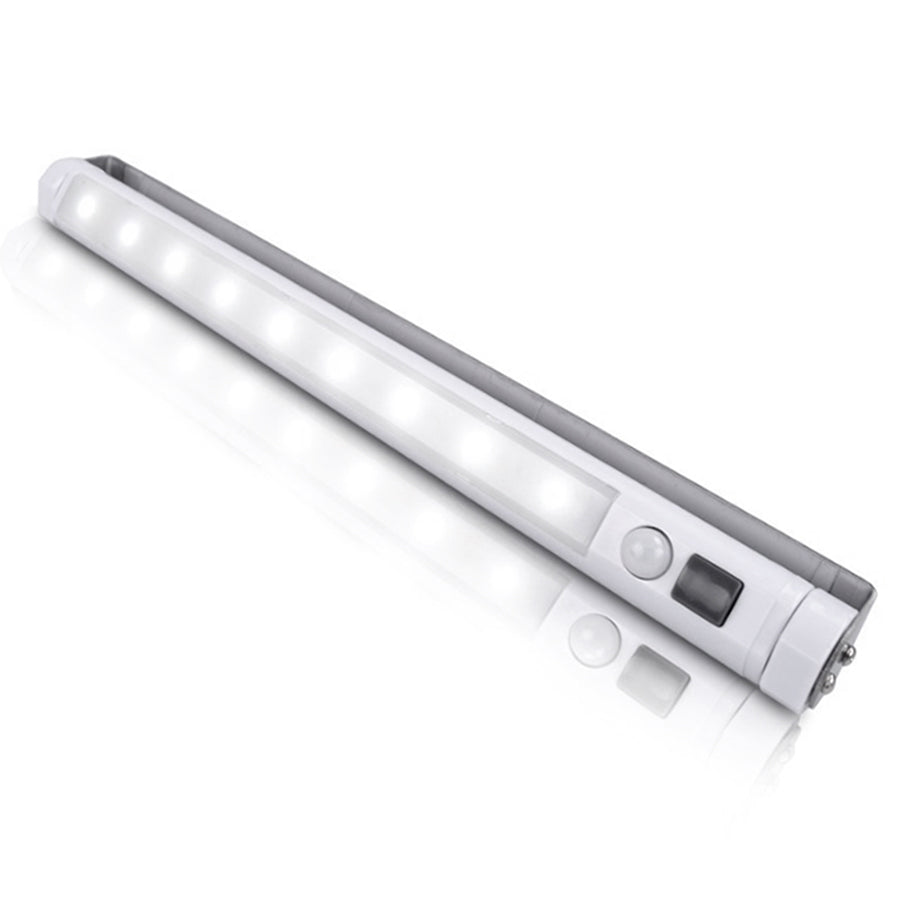 2x lampa kuchenna LED Maclean, podszafkowa 9 SMD, na baterie, czujnik PIR on/off, MCE166 + 6x bateria R-06 R06 AA LR06 1,5V VARTA Longlife Power