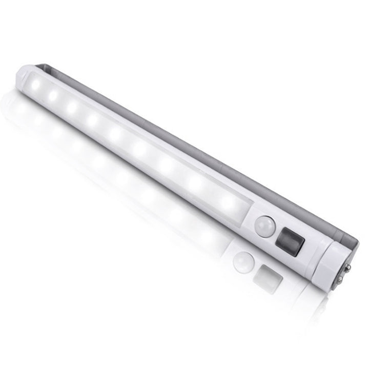 2x lampa kuchenna LED Maclean, podszafkowa 9 SMD, na baterie, czujnik PIR on/off, MCE166 + 6x bateria R-06 R06 AA LR06 1,5V VARTA Longlife Power