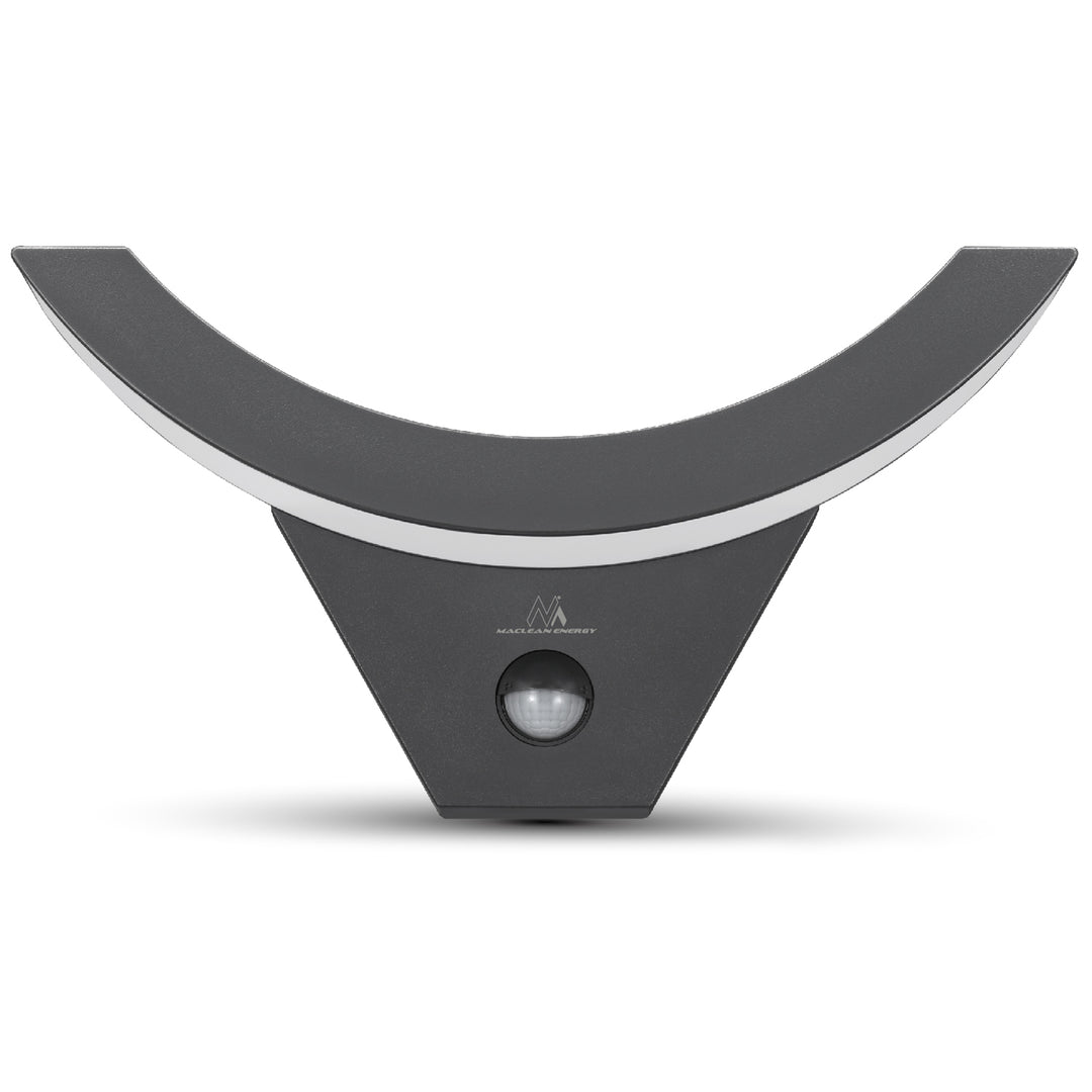 Lampa LED z czujnikiem ruchu Maclean, czujnik ruchu na podczerwień, kolor szary, 10W, IP54, 800lm, MCE290 GR, 4 sztuki