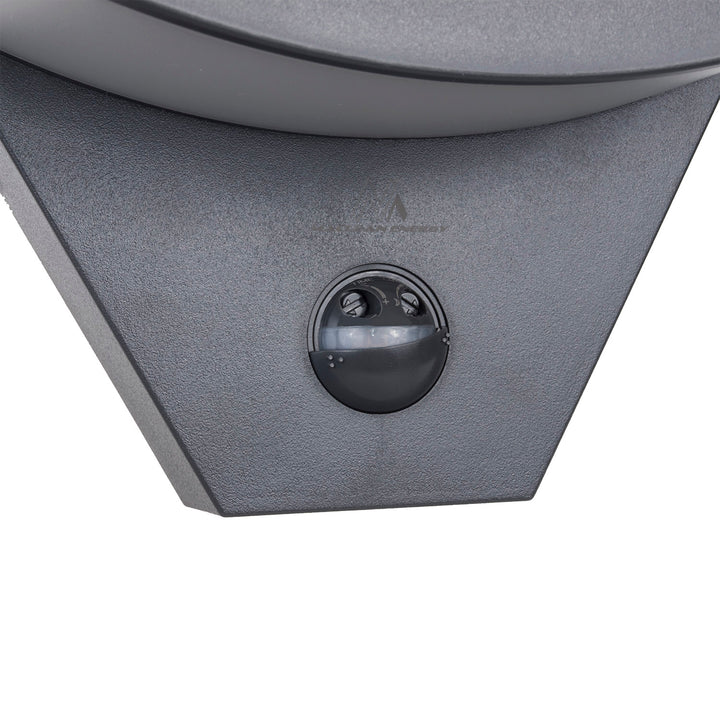 Lampa LED z czujnikiem ruchu Maclean, czujnik ruchu na podczerwień, kolor szary, 10W, IP54, 800lm, MCE290 GR, 4 sztuki
