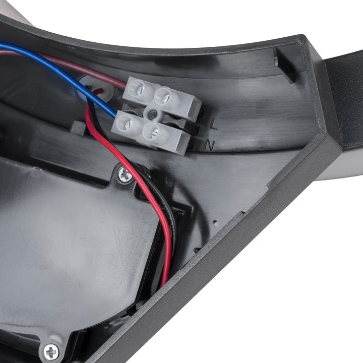 Lampa LED z czujnikiem ruchu Maclean, czujnik ruchu na podczerwień, kolor szary, 10W, IP54, 800lm, MCE290 GR, 4 sztuki