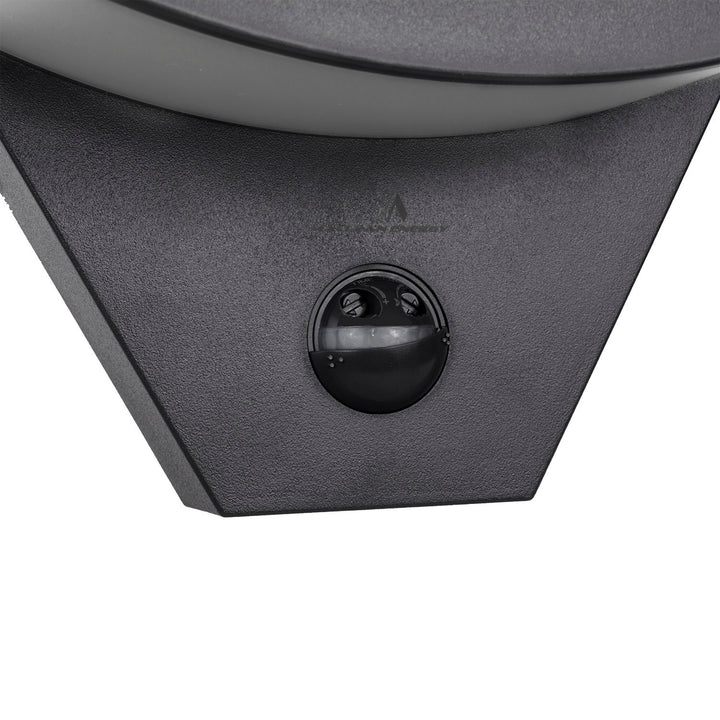Lampa LED z czujnikiem ruchu Maclean, czujnik ruchu na podczerwień, kolor czarny, 10W, IP54, 800lm, MCE290 B, 2 sztuki