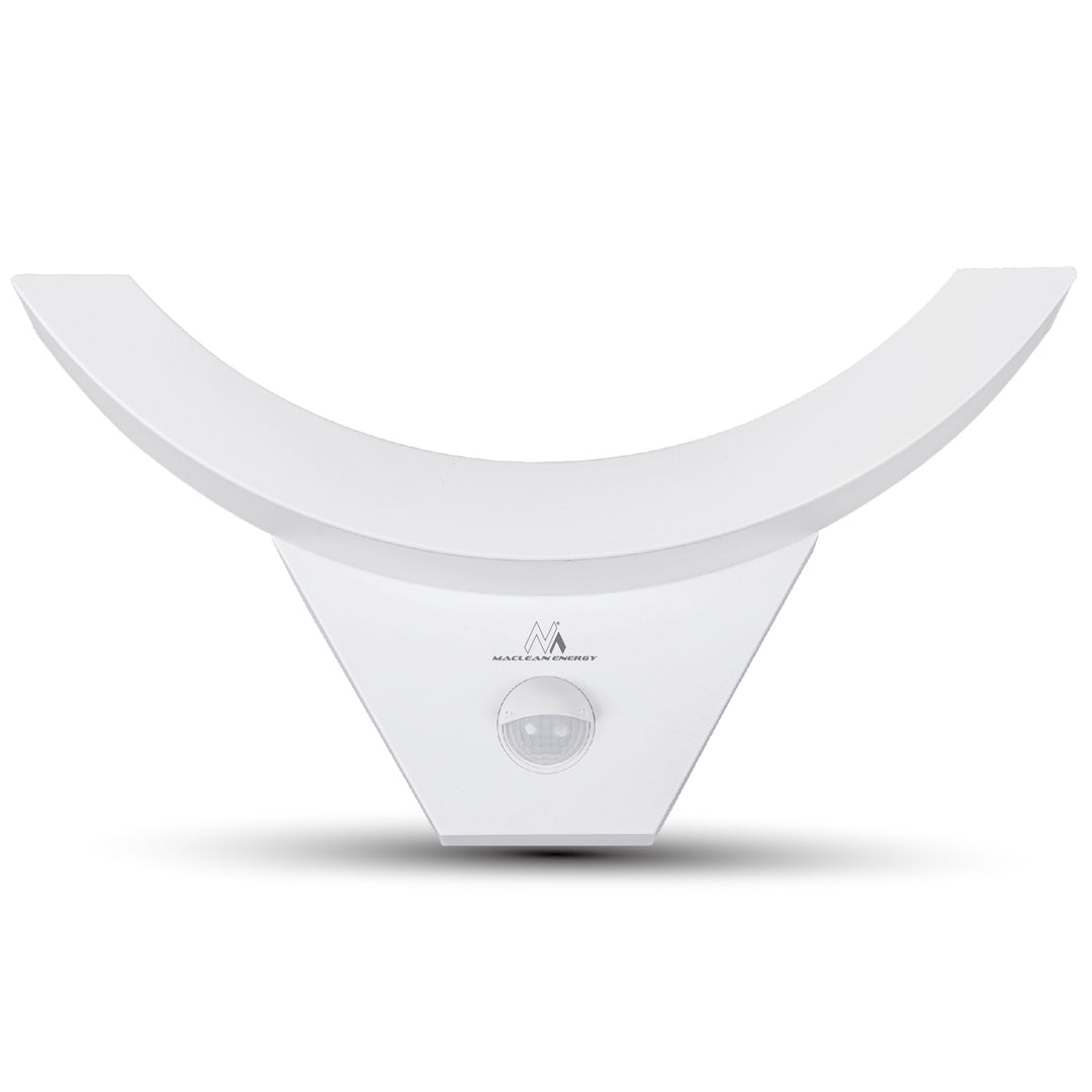 Lampa LED z czujnikiem ruchu Maclean, czujnik PIR, kolor biały, 10W, IP54, 800lm, MCE290 W, 4 sztuki