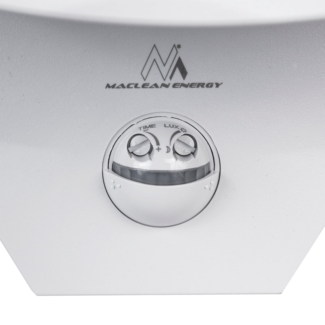 Lampa LED z czujnikiem ruchu Maclean, czujnik PIR, kolor biały, 10W, IP54, 800lm, MCE290 W, 4 sztuki