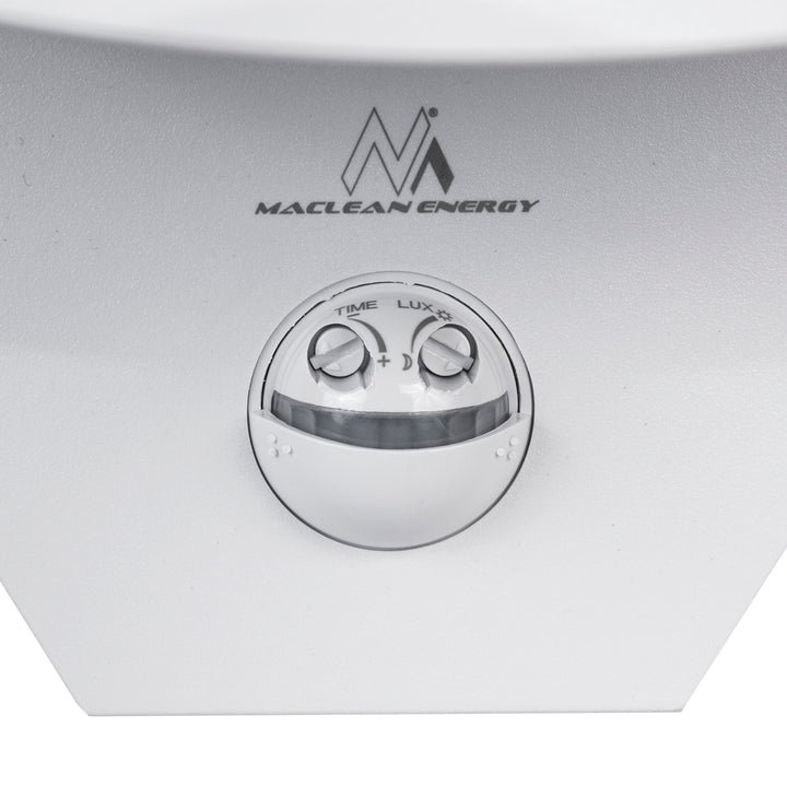 Lampa LED z czujnikiem ruchu Maclean, czujnik PIR, kolor biały, 10W, IP54, 800lm, MCE290 W, 4 sztuki