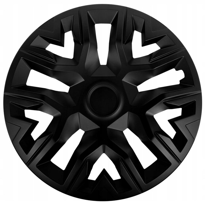 Kołpaki samochodowe uniwersalne 16'' NRM The Best czarne komplet 4 sztuki