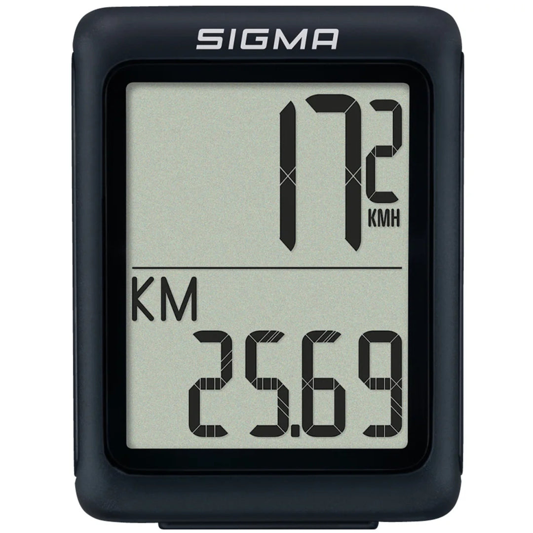 Licznik rowerowy Sigma BC 5.0 WR, wodoszczelny, odporny na warunki atmosferyczne, duży i czytelny wyświetlacz, 5 podstawowych funkcji
