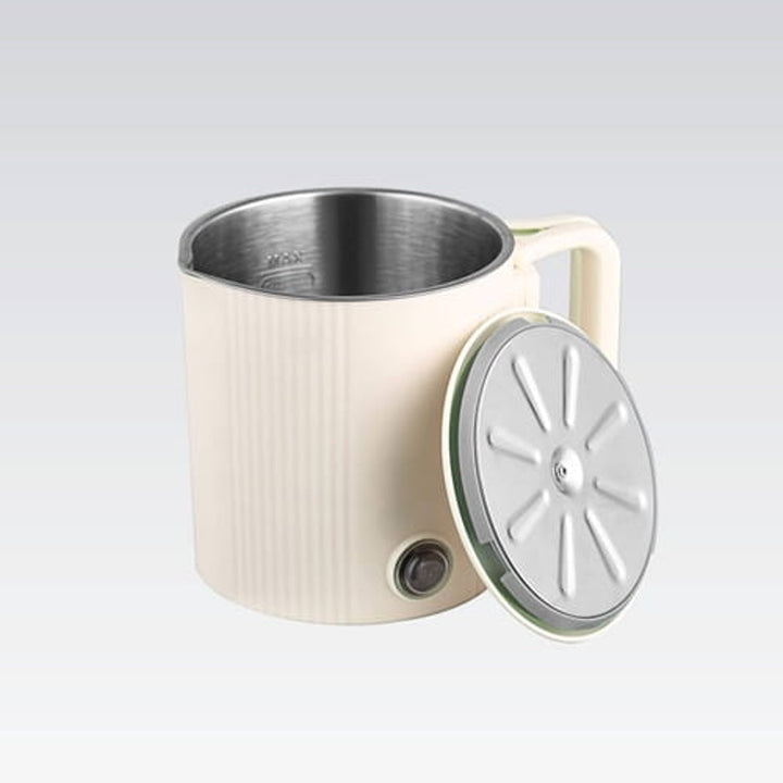 Czajnik elektryczny / garnek podróżny Maestro, 2w1, pojemność 0,8L, moc 600W, składana rączka, przełącznik zmiany napięcia 110V/230V, kolor beżowy, MR-009-BEIGE