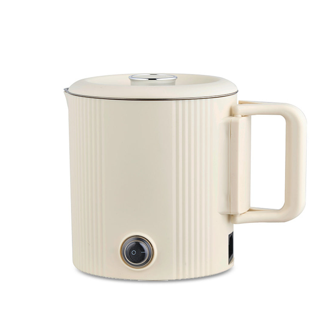 Czajnik elektryczny / garnek podróżny Maestro, 2w1, pojemność 0,8L, moc 600W, składana rączka, przełącznik zmiany napięcia 110V/230V, kolor beżowy, MR-009-BEIGE
