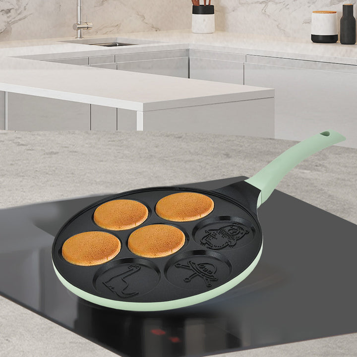 Patelnia naleśnikowa pancake Maestro, wzór bajkowe postacie, średnica 26cm, powłoka non-stick, silikonowa rączka, kompatybilna z każdym rodzajem kuchenki, MR-1222-D