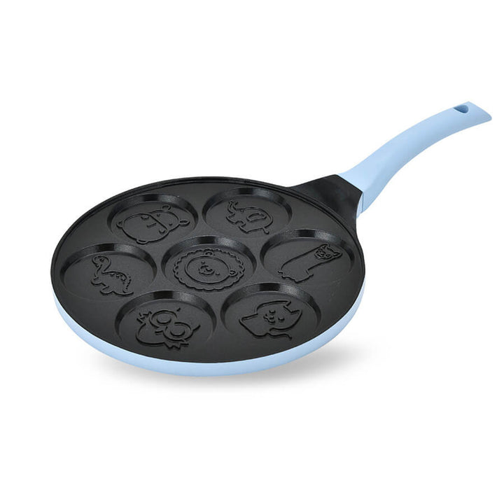 Patelnia naleśnikowa pancake Maestro, wzór zwierzątka, średnica 26cm, powłoka non-stick, silikonowa rączka, kompatybilna z każdym rodzajem kuchenki, MR-1222-C