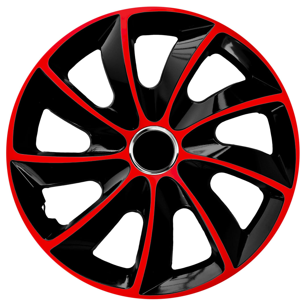 Kołpak uniwersalny 17'' NRM Stig Extra czarno-czerwony 1 sztuka