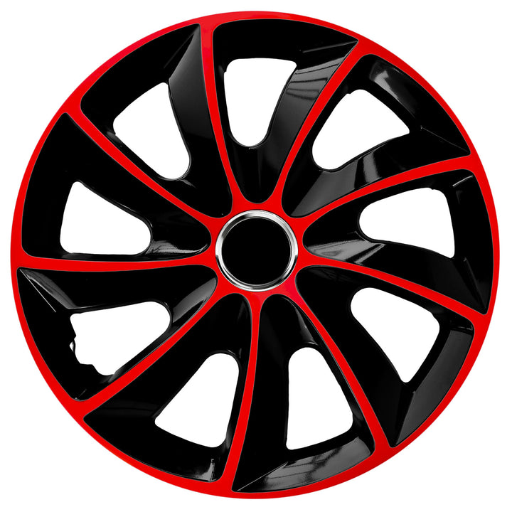 Kołpak uniwersalny 17'' NRM Stig Extra czarno-czerwony 1 sztuka