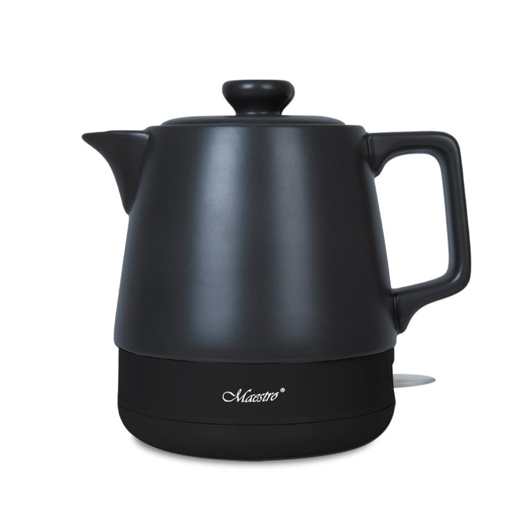 Czajnik ceramiczny Maestro, pojemność 1L, moc 1200W, kolor czarny, MR-071