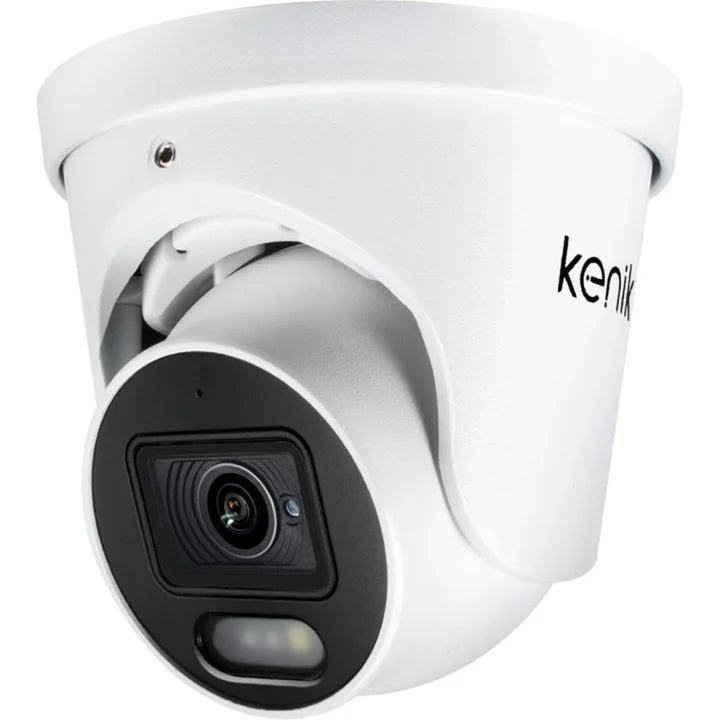 Kamera IP Kenik, rozdzielczość 5 MPX przy 20 kl/s, inteligentna analiza obrazu, reflektor Smart IR, wbudowany mikrofon, obudowa kopułkowa, KG-530DPA-L-G