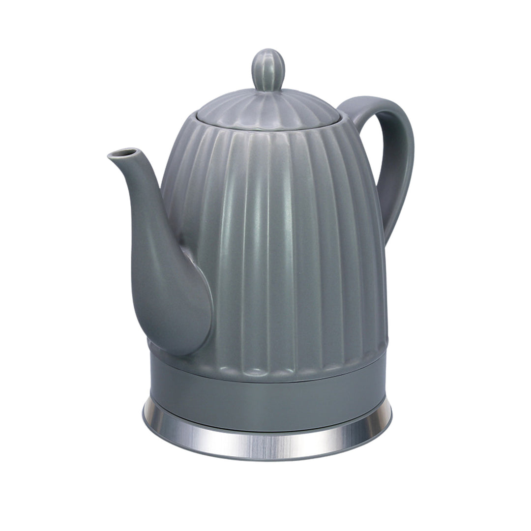 Ceramiczny czajnik elektryczny Maestro, kolor szary, moc 1500W, pojemność 1,5L, obrotowa podstawka, wskaźnik poziomu wody, przewód zasilający 65cm, MR-077