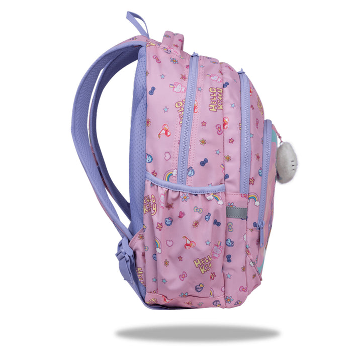 Plecak szkolny Hello Kitty Coolpack, rozmiar Primo Pro (16"), wyprofilowane plecy i wyściełane szelki, 2 komory główne i kieszeń na laptopa, wzmocniony spód, F162025