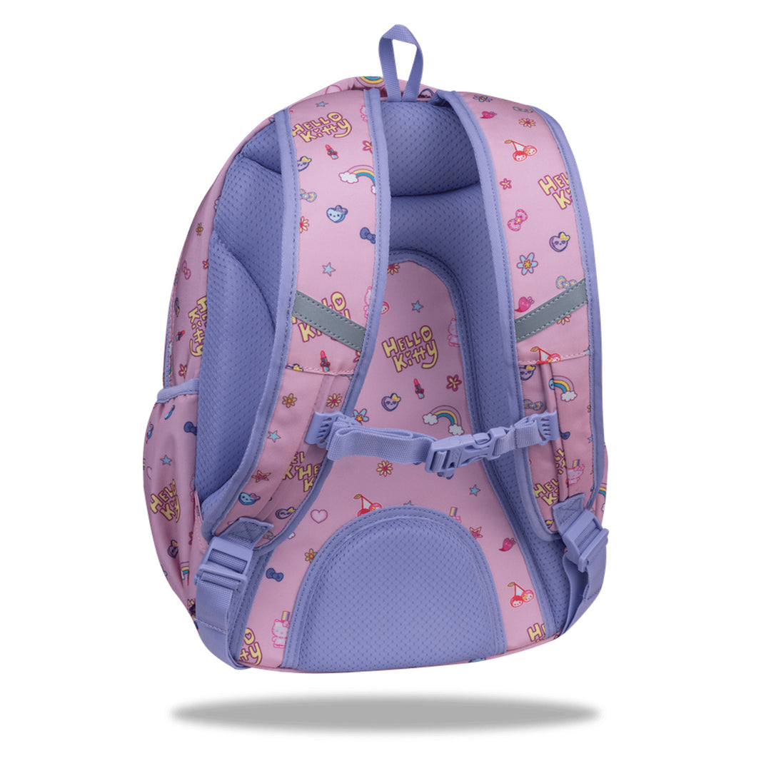 Plecak szkolny Hello Kitty Coolpack, rozmiar Primo Pro (16"), wyprofilowane plecy i wyściełane szelki, 2 komory główne i kieszeń na laptopa, wzmocniony spód, F162025