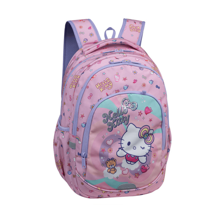 Plecak szkolny Hello Kitty Coolpack, rozmiar Primo Pro (16"), wyprofilowane plecy i wyściełane szelki, 2 komory główne i kieszeń na laptopa, wzmocniony spód, F162025