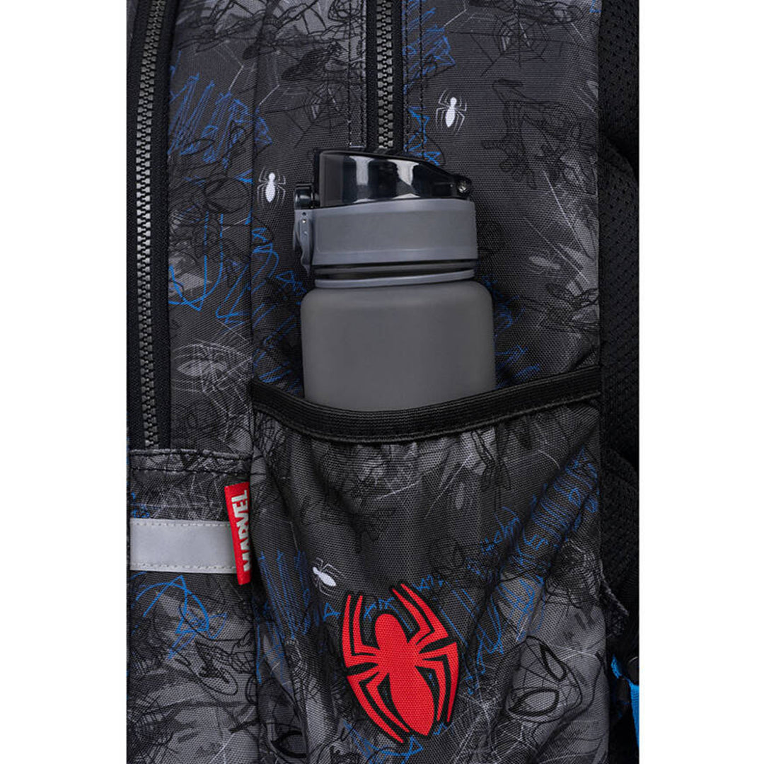 Plecak szkolny Spiderman Coolpack, rozmiar Jerry (15"), wyprofilowany tył, 3 pojemne komory, wzmocniony spód, F029777