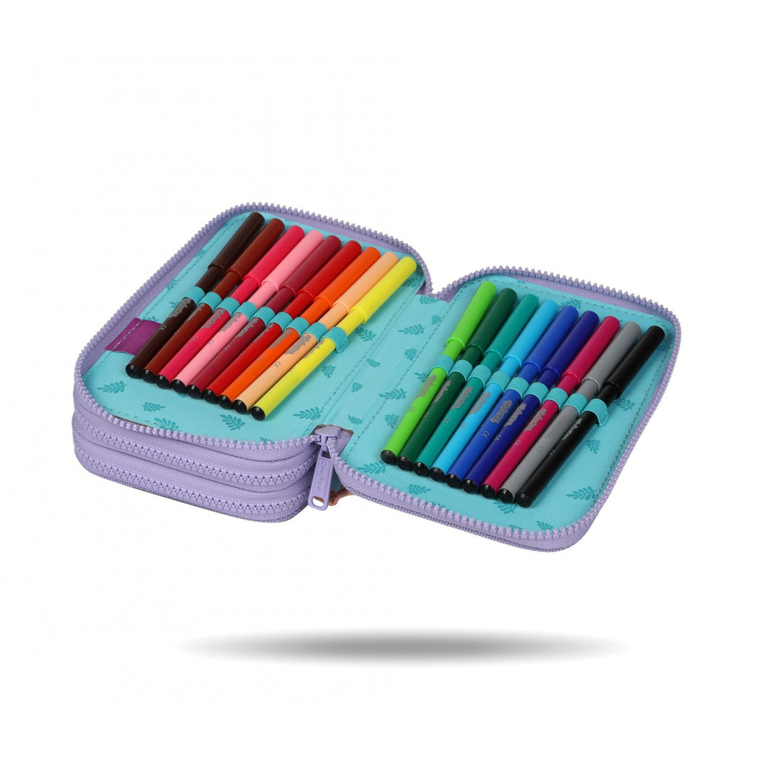 Zestaw szkolny Stitch Coolpack, Plecak 2-komorowy Jerry (15"), Piórnik Jumper 3 oraz worek sportowy na buty