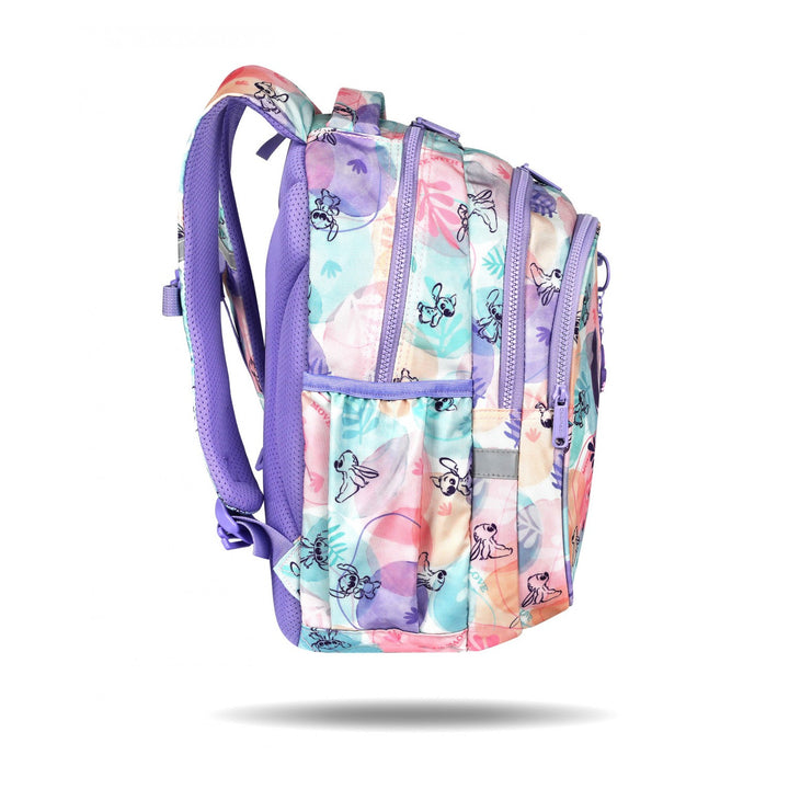 Zestaw szkolny Stitch Coolpack, Plecak 2-komorowy Jerry (15"), Piórnik Jumper 3 oraz worek sportowy na buty