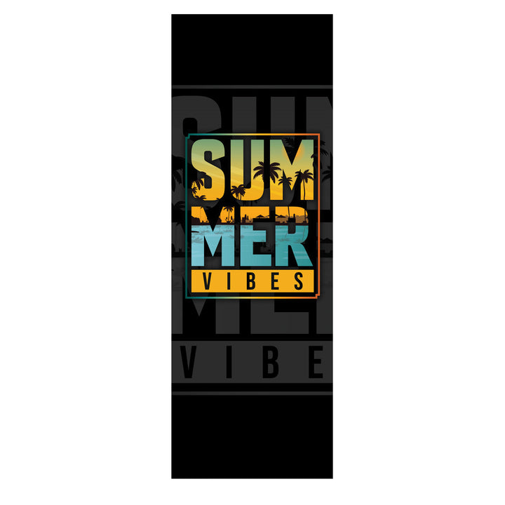 Leżak klasyczny bukowy GreenBlue GB183 wzór nadruku Summer Vibes