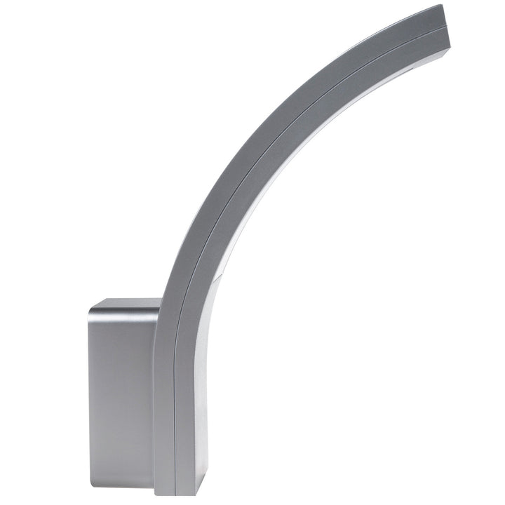 Lampa elewacyjna LED Maclean, 800lm, IP54, 10W, barwa naturalna biała (4000K), kolor srebrny, MCE343 SV, 2 sztuki