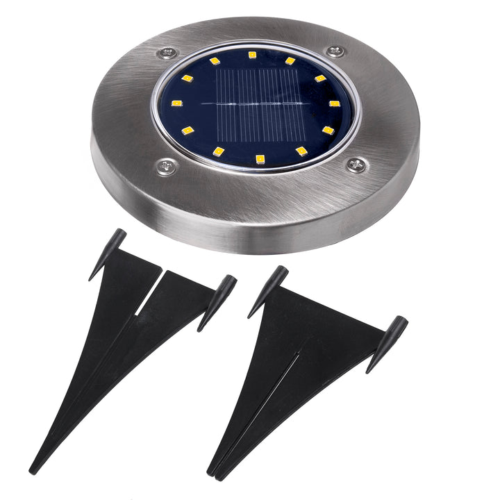 Solarna lampa najazdowa ogrodowa LED Maclean IP44, 12 LED SMD, 4000K, Ni-MH 600 mAh, 0,7W, MCE318, 4 sztuki