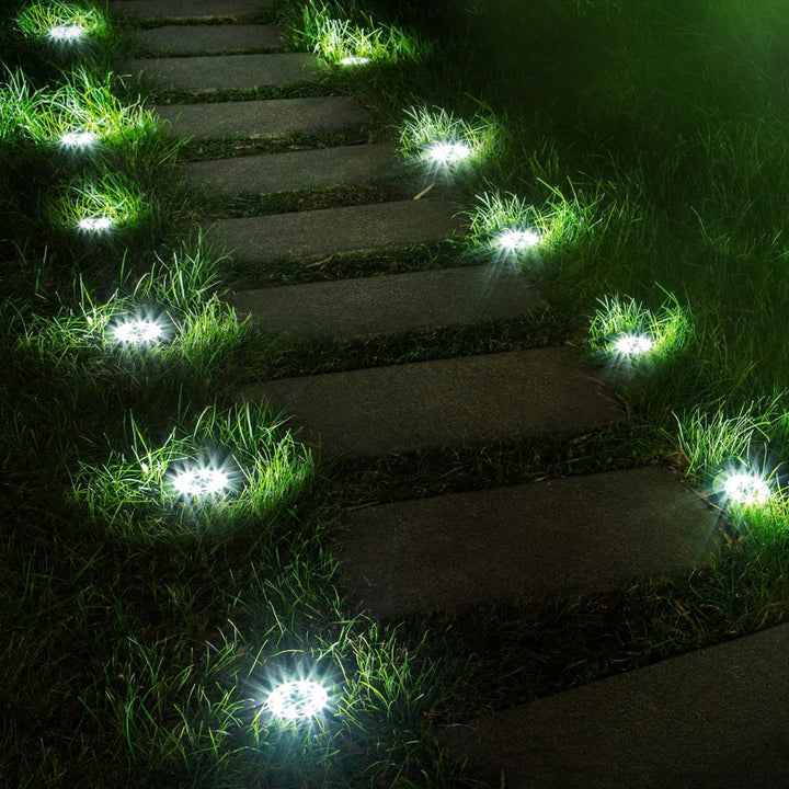 Solarna lampa najazdowa ogrodowa LED Maclean IP44, 12 LED SMD, 4000K, Ni-MH 600 mAh, 0,7W, MCE318, 4 sztuki