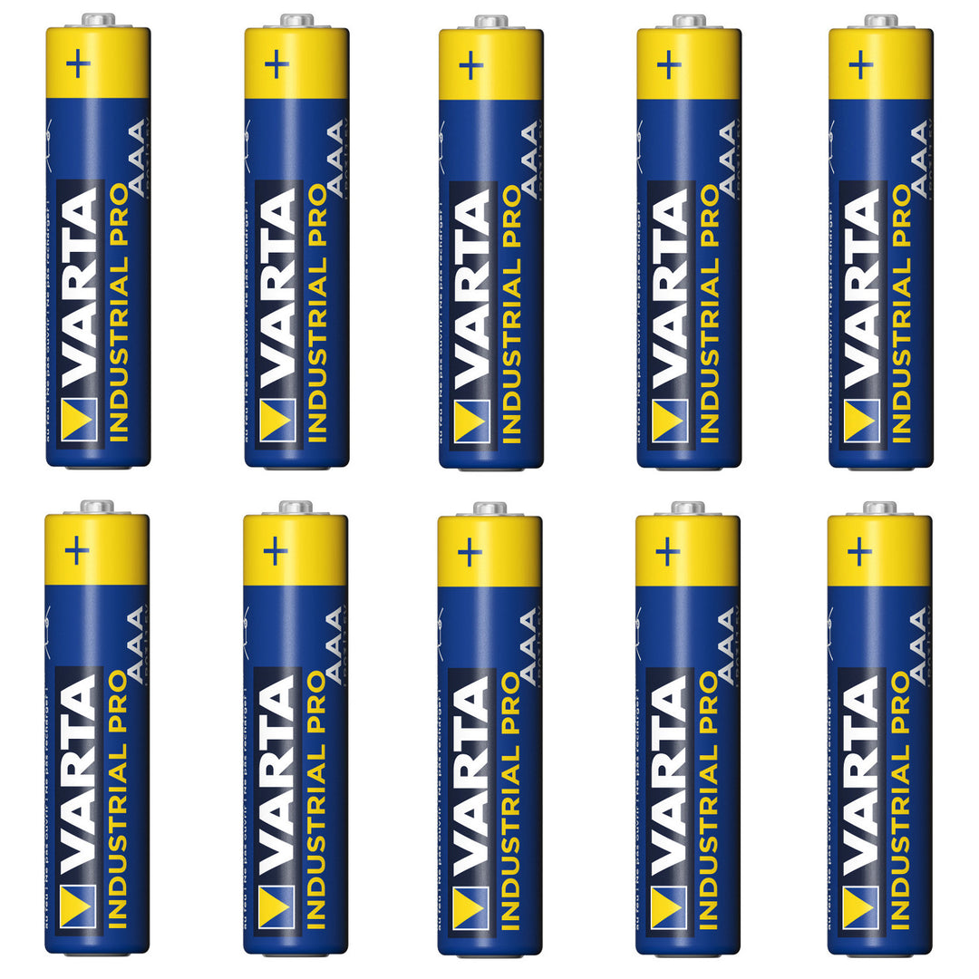 10x bateria R-03 LR03 AAA alkaliczna Varta Industrial 4003