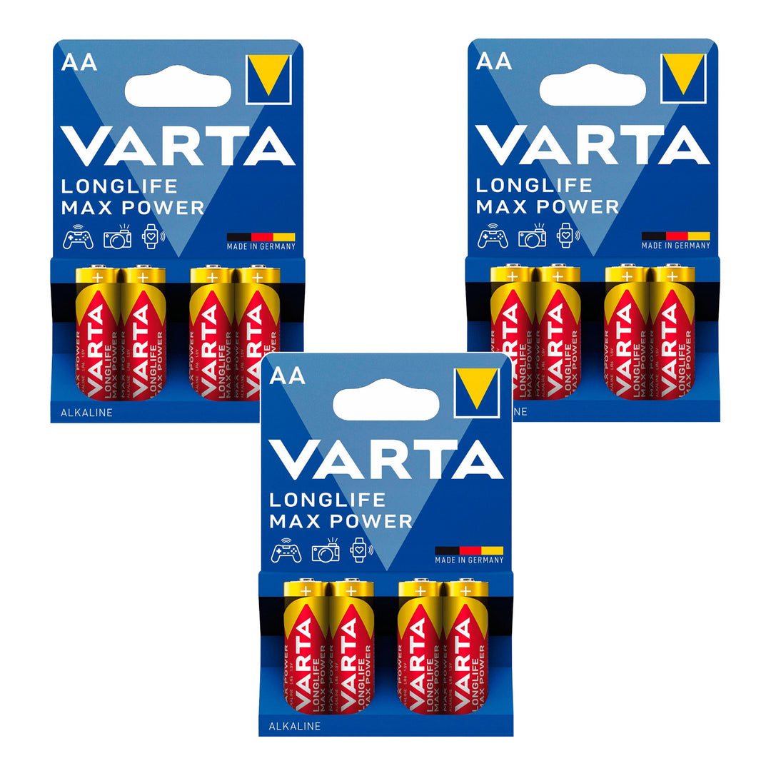 12x bateria R-06 R06 AA 1,5V alkaliczne R-06 Longlife Max Power Varta